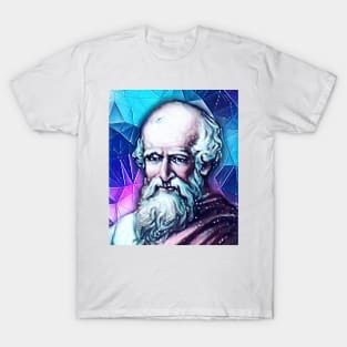 Archimedes Snowy Portrait | Archimedes Artwork 13 T-Shirt